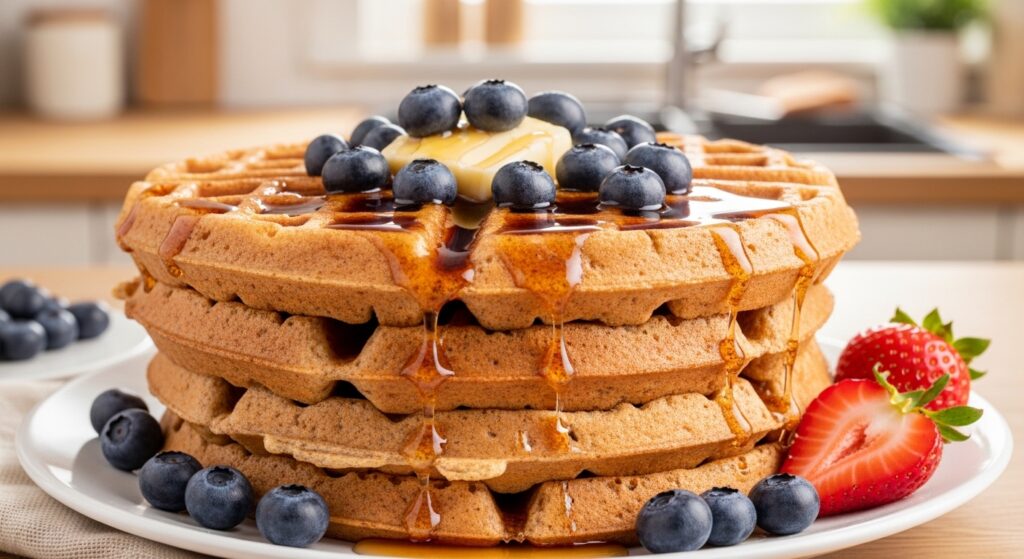 Make These Whole Wheat Pancakes as Waffles